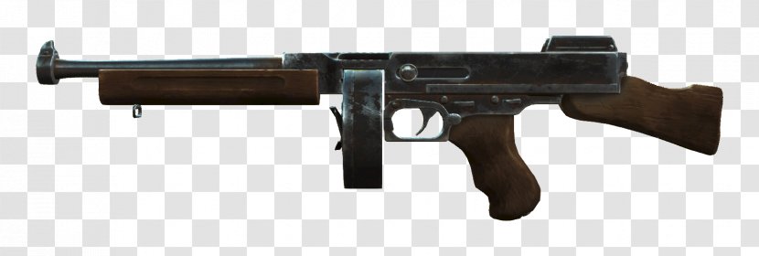 Fallout 4 Fallout: New Vegas Submachine Gun Weapon Firearm - Frame Transparent PNG