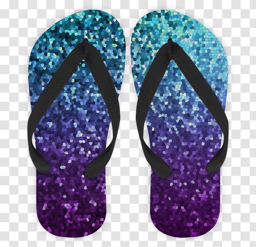 Flip-flops Shoe Purple Calendar CafePress - Aqua - Mosaic Transparent PNG