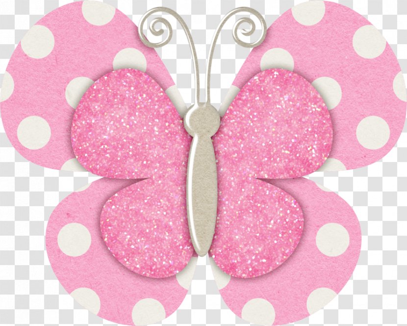 Butterfly Clip Art - Animation - Spring Typography Pink Fonts Transparent PNG