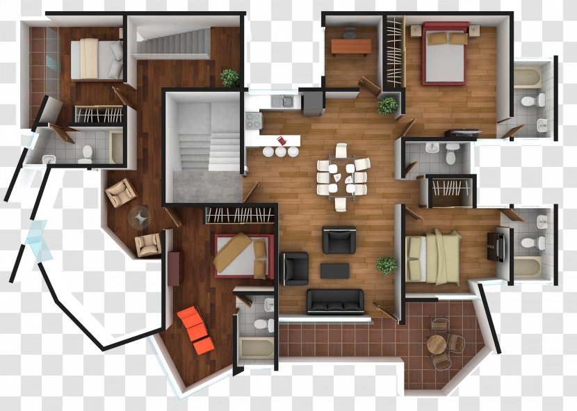 Floor Plan Architecture Furniture Envolvente - Plant - Piso Transparent PNG