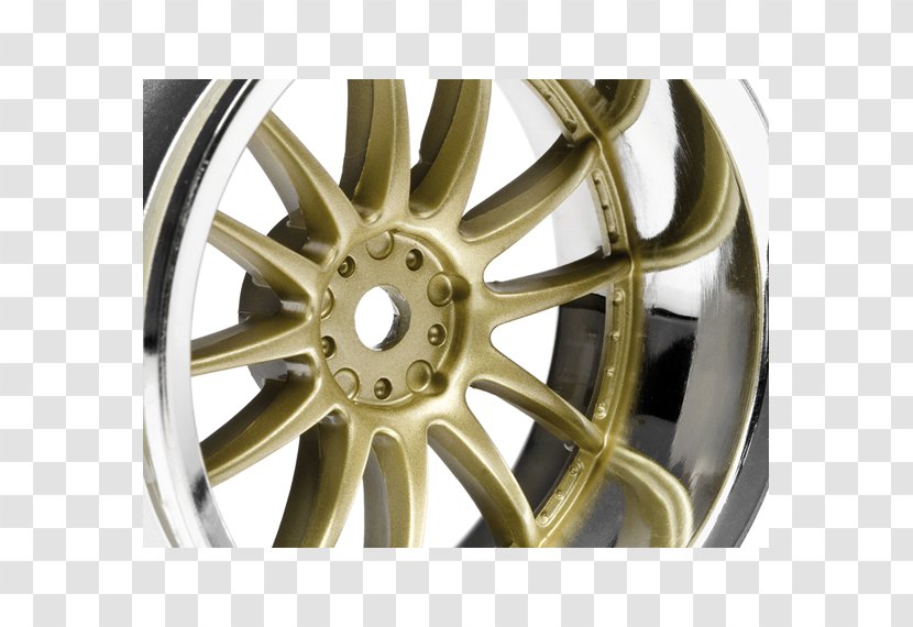 Alloy Wheel Spoke Hobby Products International Rim Autofelge - Gold Tires Transparent PNG