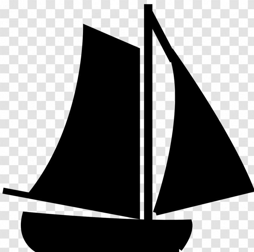 Sail Black & White - Triangle - M Longship Clip Art Product Design Transparent PNG