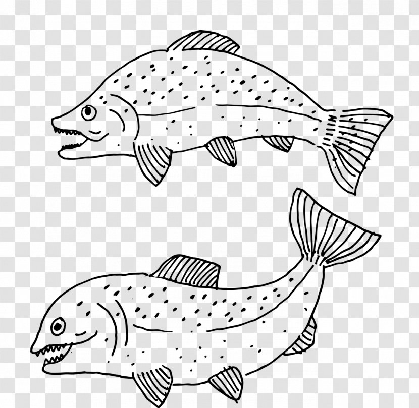 Fish Pen Black And White Clip Art - Jane Cartoon Transparent PNG