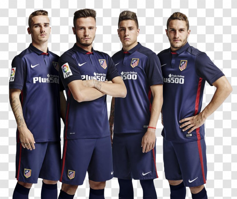 Atlético Madrid La Liga Kit Jersey Club De - Football Player - Nike Transparent PNG
