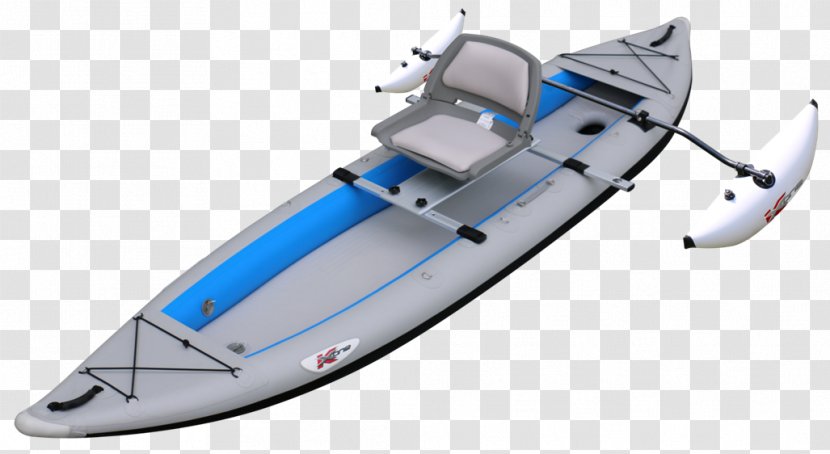 Kayak Boating Outrigger Paddle - Water Transportation - Boat Transparent PNG