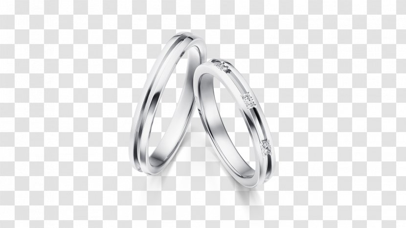 Wedding Ring Silver Gold Platinum - Marriage Transparent PNG