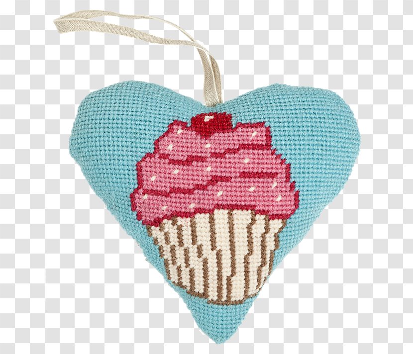 Needlepoint Embroidery Tapestry Stitch Hand-Sewing Needles - Bargello - Heart-shaped Ornament Transparent PNG