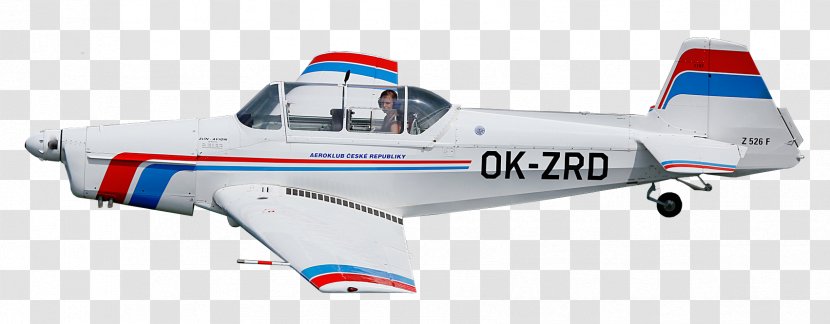 Model Aircraft Zlín Z 526 Airplane 42 - Aviation Transparent PNG