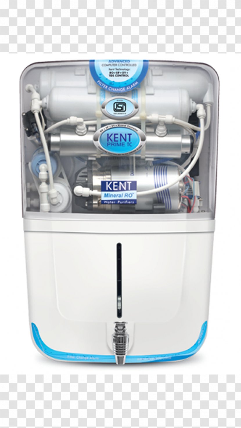 Water Filter Purification Reverse Osmosis Kent RO Systems Total Dissolved Solids - Ro Transparent PNG