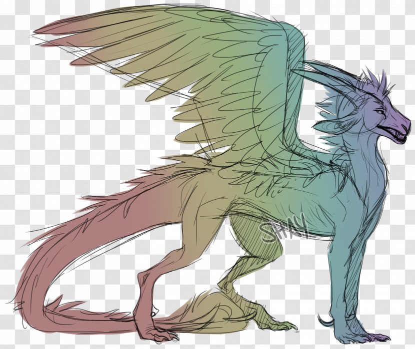 Cartoon Fauna Tail Legendary Creature - Watercolor - Supernatural Transparent PNG