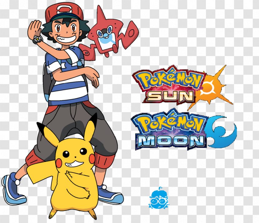 Ash Ketchum Pokémon Sun And Moon Pikachu Ultra GO - Cartoon Transparent PNG