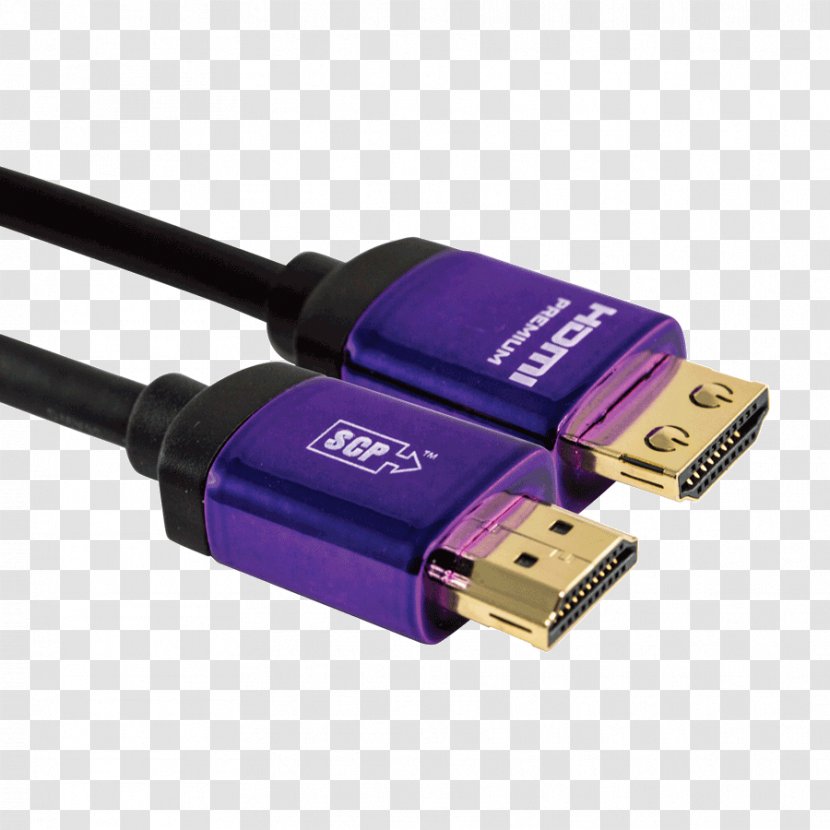 HDMI Electrical Cable Structured Cabling Ultra-high-definition Television 4K Resolution - Gigabit Per Second - Hdmi Transparent PNG