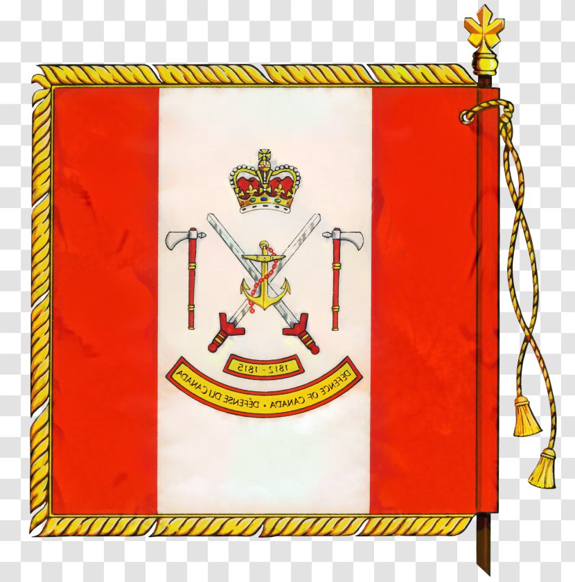 War Of 1812 Flag Canada Regiment - Tecumsehs Transparent PNG