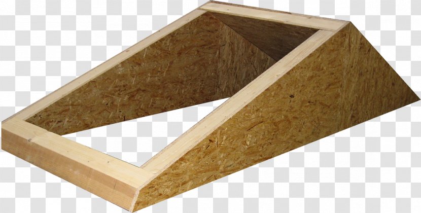 Roof Window VELUX Dormer Flat - Plywood - Blejtram Transparent PNG