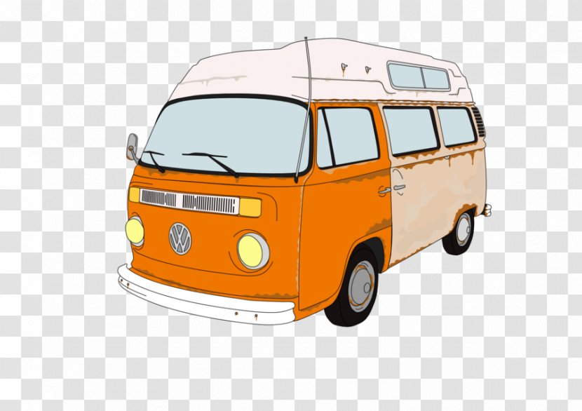 Compact Van Volkswagen Type 2 Car - Mode Of Transport Transparent PNG