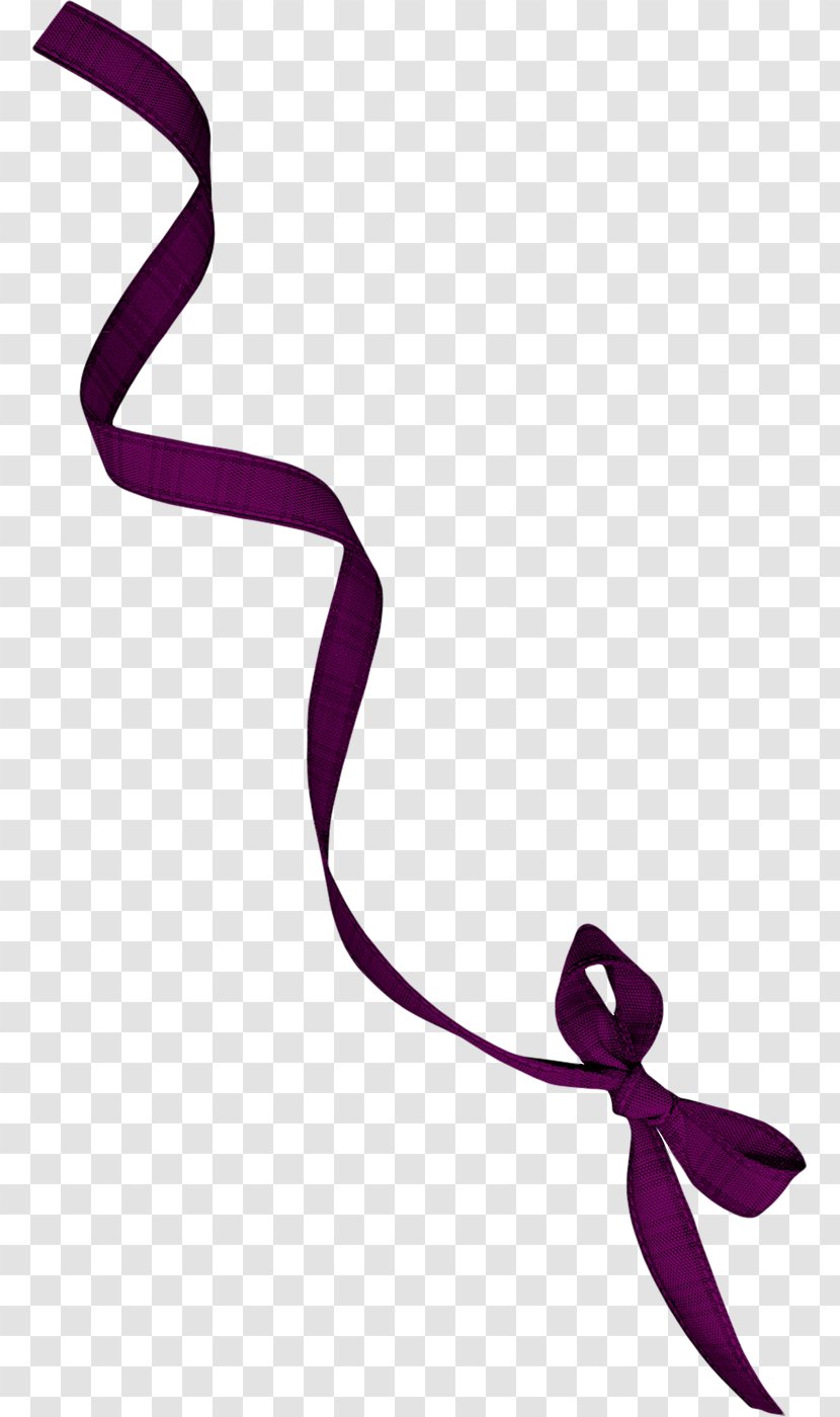 Ribbon Purple - Text - Beautiful Dark Ribbons Transparent PNG