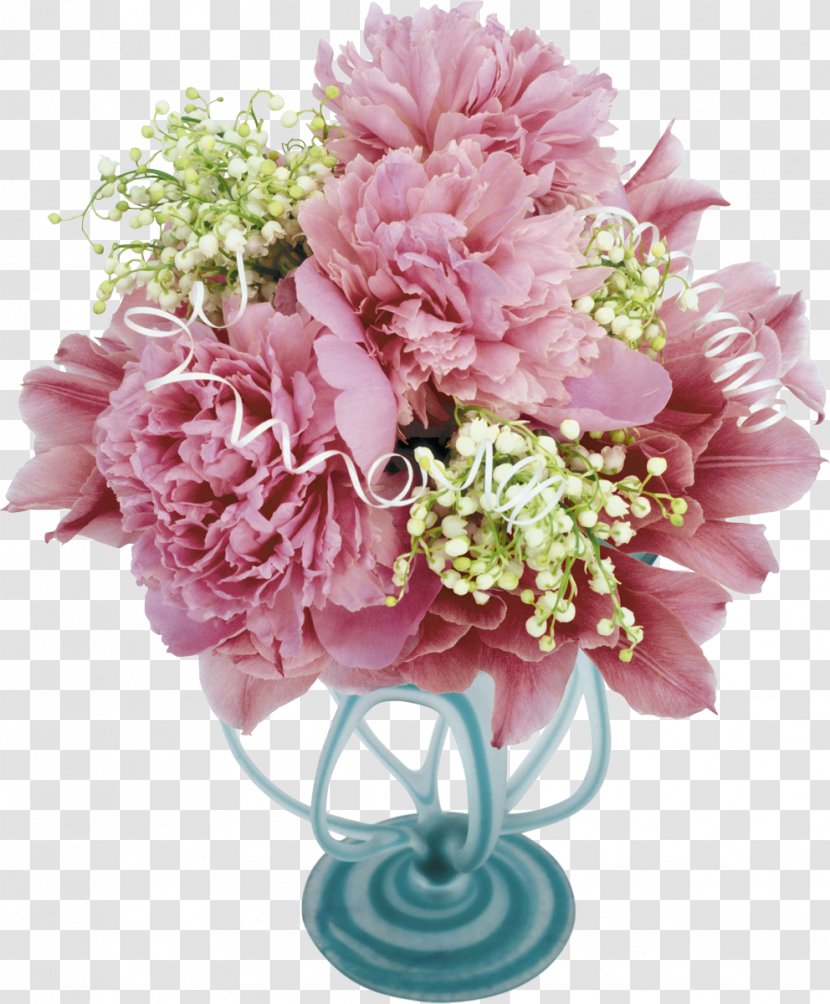 Flower Bouquet Nosegay Floristry - Pink Family - Lily Of The Valley Transparent PNG