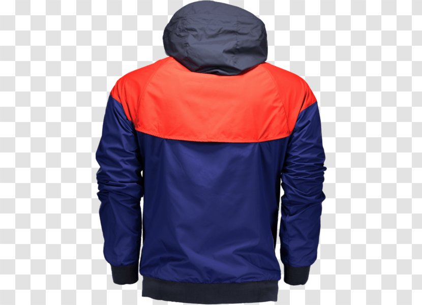 Hoodie T-shirt Electric Blue Outerwear - Jacket - Navy Wind Transparent PNG