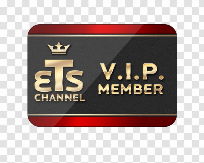 Logo Brand Signage Font - Sign - Vip Membership Card Transparent PNG