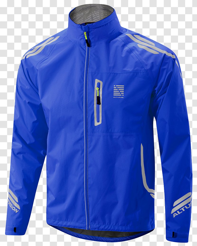 Jacket Waterproofing High-visibility Clothing Raincoat - Blue Transparent PNG