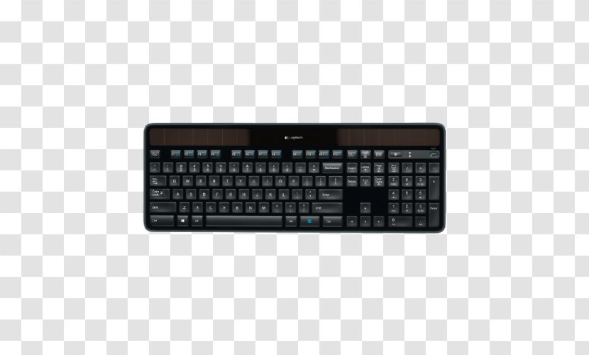 Computer Keyboard Mouse Logitech Wireless Solar K750 For Mac Photovoltaic - Input Device Transparent PNG