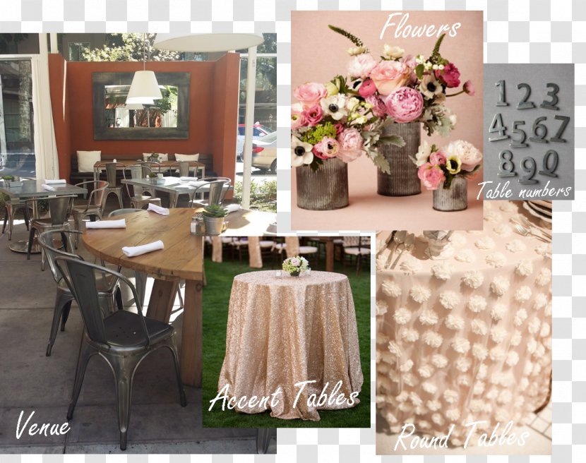 Floral Design Wedding Cake Tablecloth Interior Services - Reception Table Transparent PNG