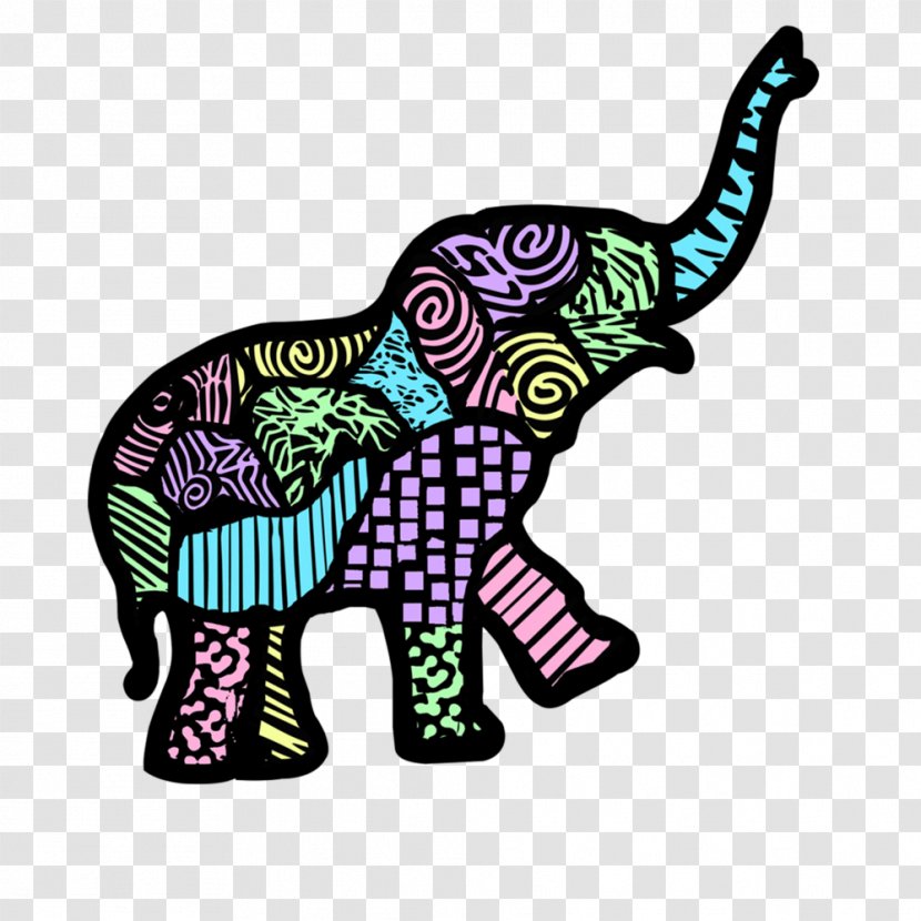 Indian Elephant African Desktop Wallpaper Drawing Transparent PNG