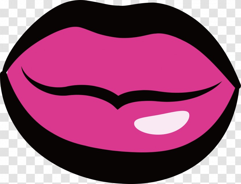 Kiss Lip Clip Art - Flower - Cute Transparent PNG