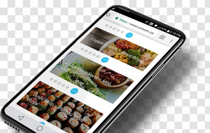 Smartphone Food Restaurant Dish Beer - Mobile Phones Transparent PNG