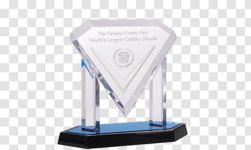 Trophy Diamond - Award - Acrylic Transparent PNG