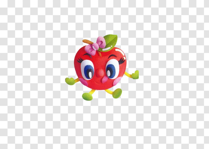 Fruit Apple - Toy - Smiley Cartoon Fruits Transparent PNG