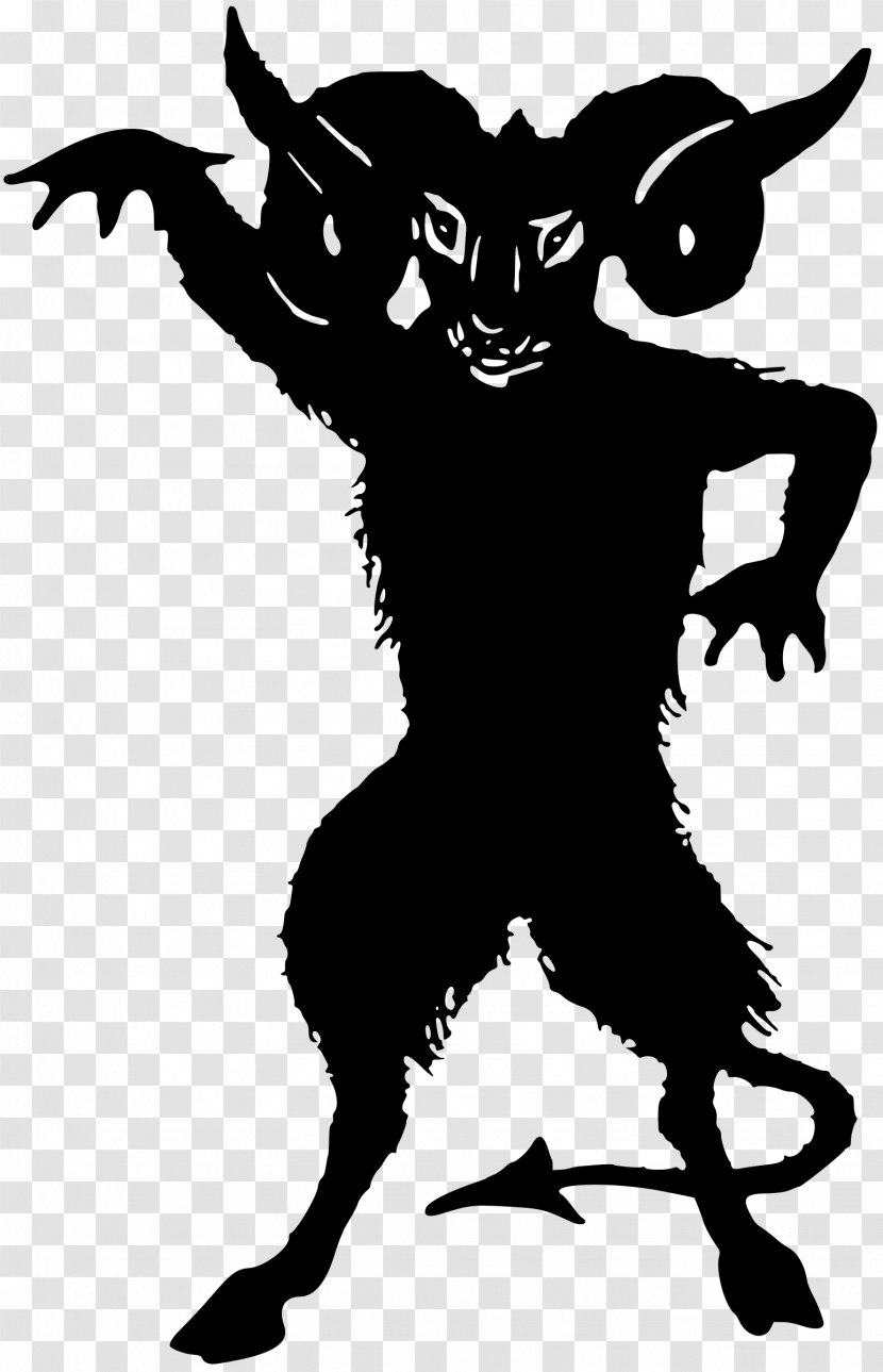 Jersey Devil Silhouette Demon Clip Art - Dog Like Mammal - Creepy Transparent PNG
