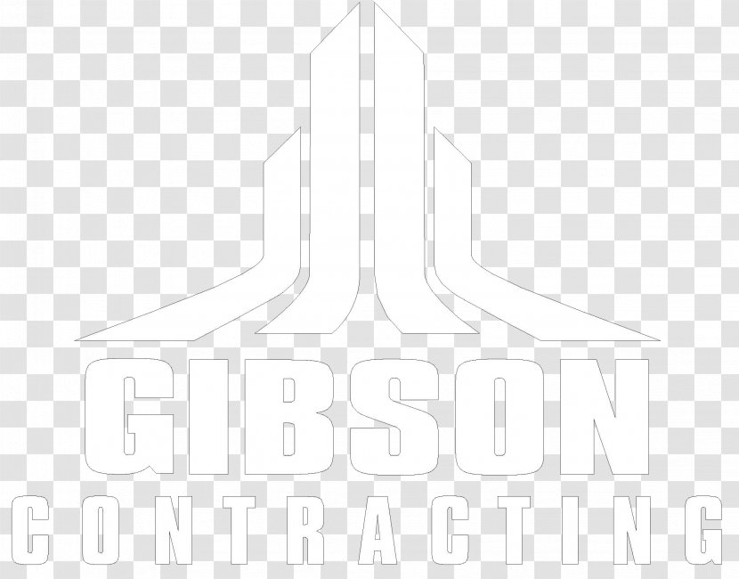 Logo Brand White Font - Gibson Transparent PNG