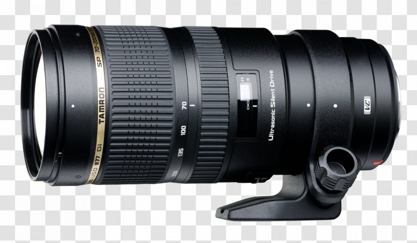 Tamron SP 70-200mm F/2.8 Di VC USD Camera Lens Telephoto Zoom - Photography Transparent PNG