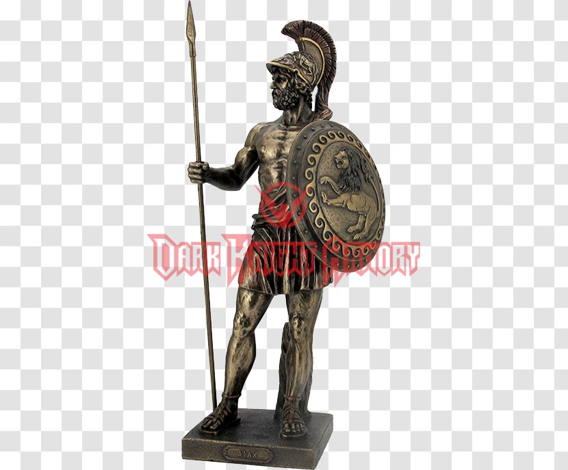 Ajax The Great Trojan War Achilles Bronze Sculpture Greek Mythology - Discovery Of On Skyros Transparent PNG