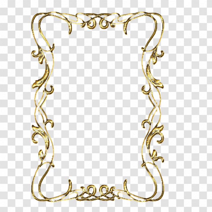 Gold Picture Frame Scroll Clip Art - 100 Cliparts Transparent PNG