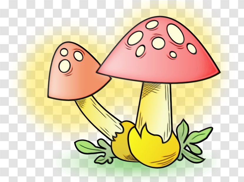 Mushroom Cartoon Clip Art Agaric Landscape - Fungus Transparent PNG