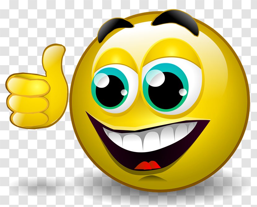 Smiley Emoticon Thumb Signal Clip Art - Smile Transparent PNG