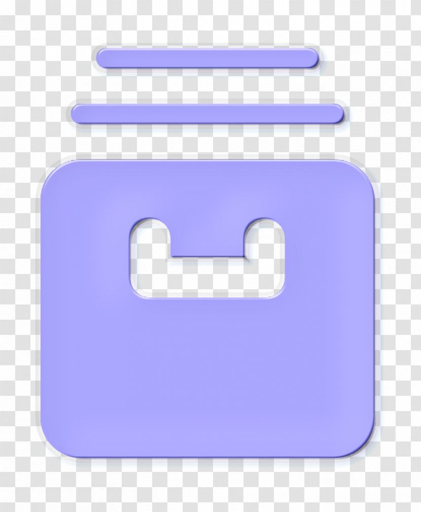 Archive Icon Document File - Blue - Logo Rectangle Transparent PNG