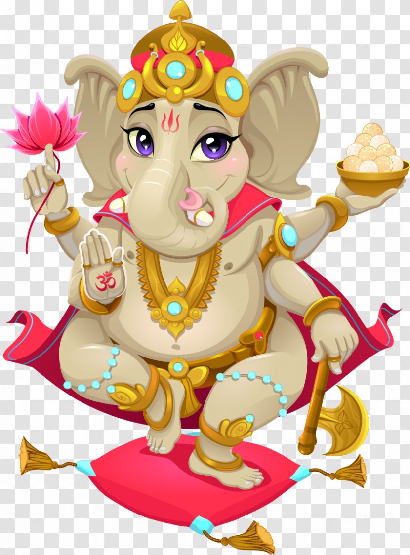Shiva Ganesha Parvati Ganesh Chaturthi Hinduism - Watercolor - Lovely Elephant Avalokitesvara Transparent PNG