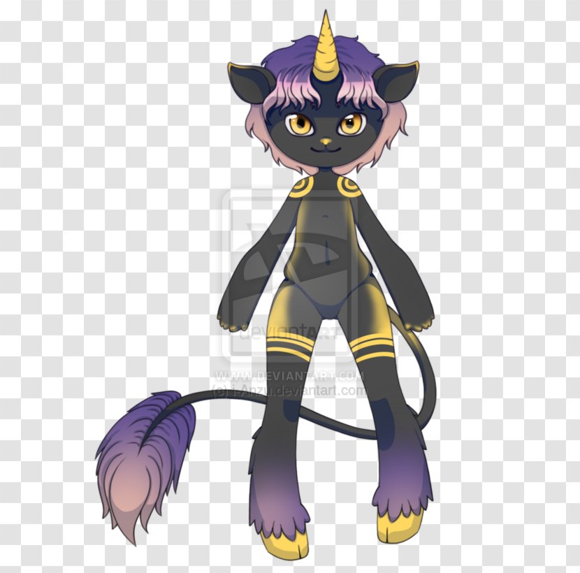 Cat Horse Pony Cartoon Legendary Creature - Tree Transparent PNG