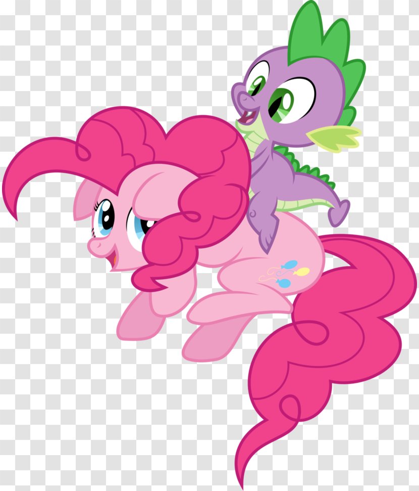 Pinkie Pie Spike Pony Animation - Silhouette - RODEO Transparent PNG