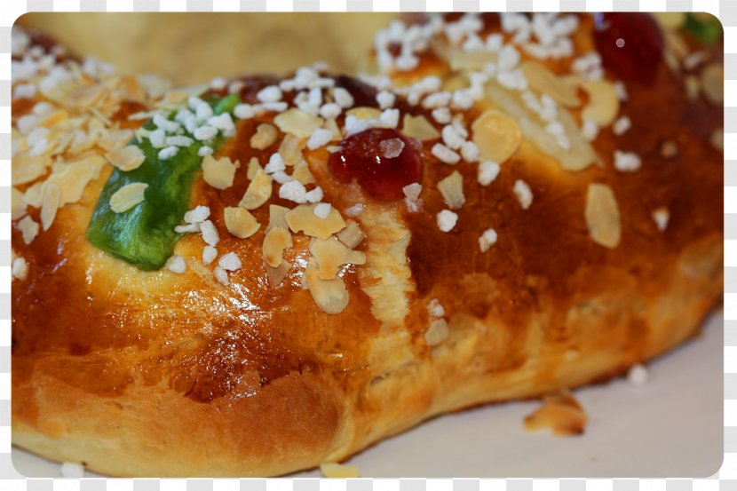 Bun Hefekranz Danish Pastry Bolo Rei Cougnou - Rosca De Reyes Transparent PNG