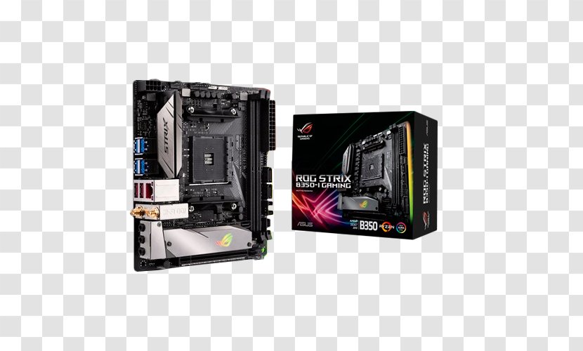 Socket AM4 Mini-ITX ASUS Motherboard DDR4 SDRAM - Gaming Computer - Asus Rog Transparent PNG