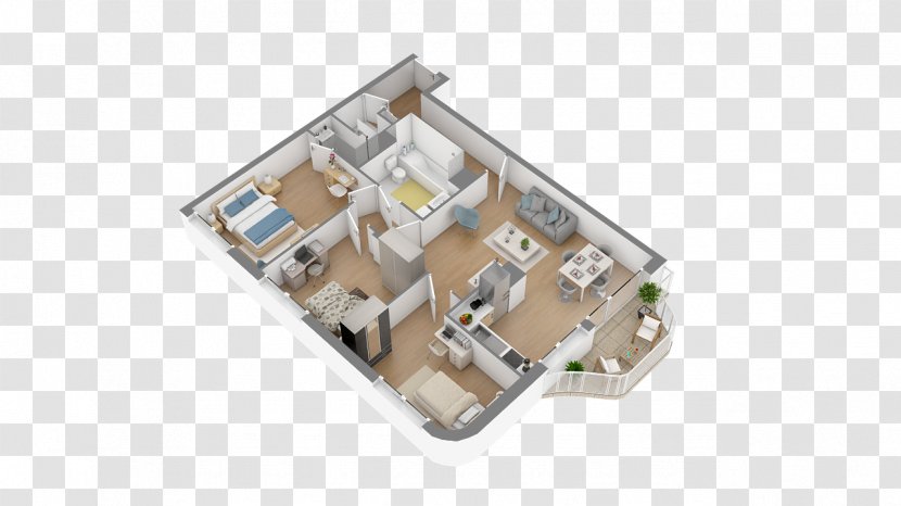 House Plan Apartment Floor Bedroom Transparent PNG