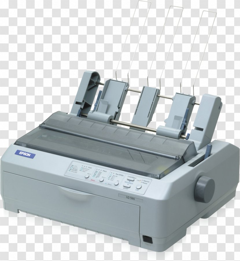 Dot Matrix Printing Printer Epson LQ-590 Transparent PNG