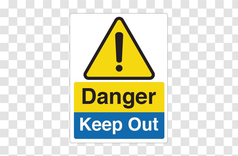 Hazard Warning Sign High Voltage Safety - Construction Site Transparent PNG