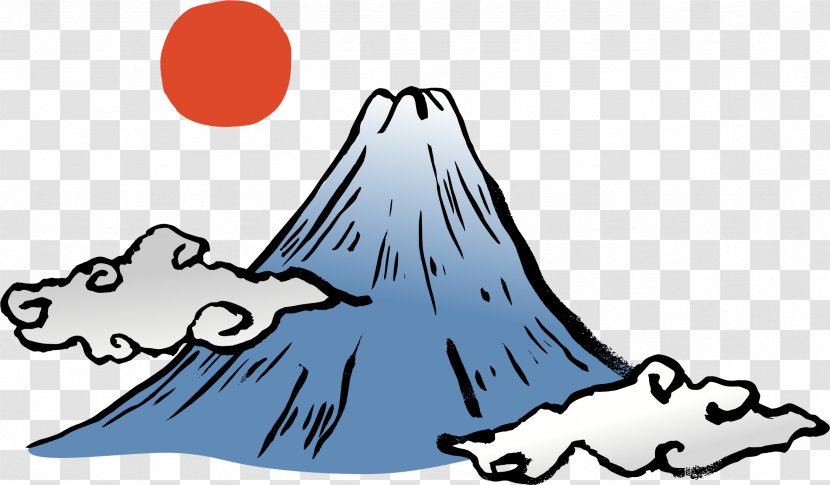 Mount Fuji Clip Art Openclipart Fine Wind, Clear Morning - Painting Transparent PNG