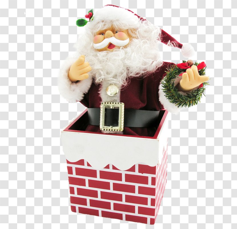 Santa Claus Brick Christmas Wall - Gift Transparent PNG