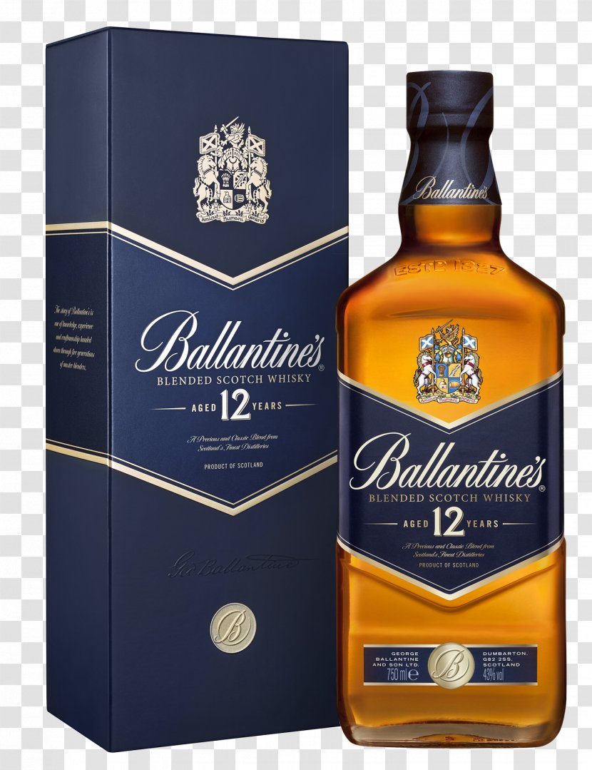 Chivas Regal Blended Whiskey Scotch Whisky Grain - Canadian Club - Ballantines Transparent PNG
